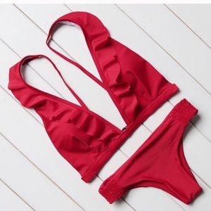 Red bikini